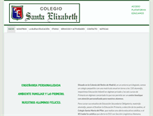 Tablet Screenshot of colegiosantaelizabeth.com